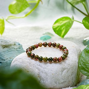 Unakite bracelet