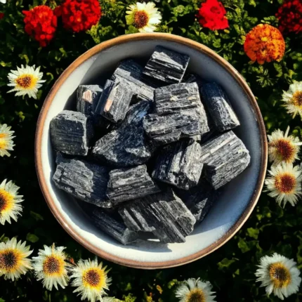 Raw Black Tourmaline Cluster